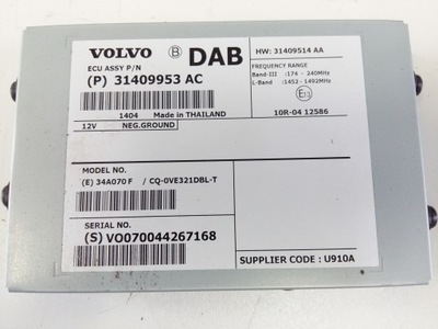 VOLVO V40 II XC40 SINTONIZADOR RADIO DAB 12-18R.  