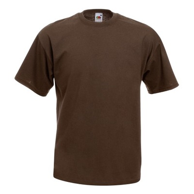 KOSZULKA T-SHIRT - FRUIT VALUEWEIGHT chocolate L