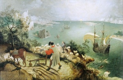 Pieter Bruegel - Landscape with the Fall of Icarus