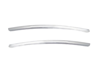 Audi a6 c6 2004-2008 накладки бампера хром лампа фото №1