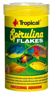 TROPICAL SPIRULINA FLAKES 100ml POKARM DLA RYB