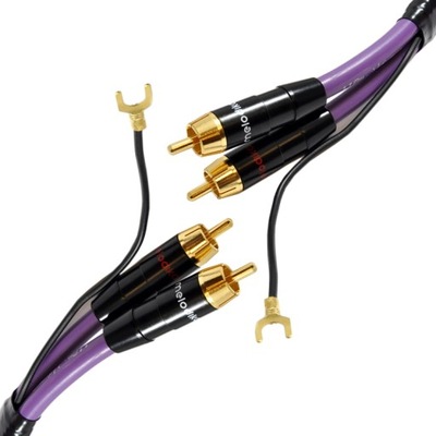 Kabel do gramofonu 2 RCA PHONO Melodika MDPH 3m