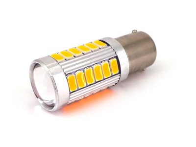 P21W POMARANCZ DIODO LUMINOSO LED BA15S 12-24V CANBUS R10W 1300LM  