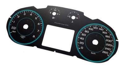 Chevrolet cruze od 2016 тормозные диски спидометра mph na km фото №1