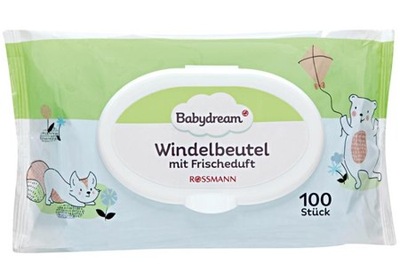 Babydream woreczki na pieluchy 100szt świeżość hit