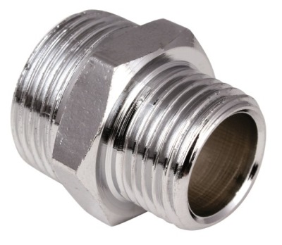 Nypel redukcyjny chrom 1/2x3/8