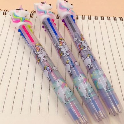 PERO JEDNOROŽEC UNICORN 6 FARIEB JELLY PENS