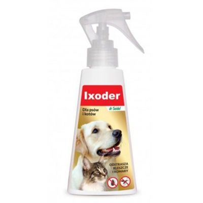 IXODER na KLESZCZE KOMARY dla PSÓW spray 100 ml