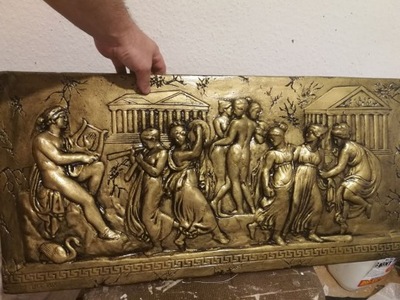 NIMFY PŁASKORZEŹBY GRECKIE ,SZTUKATERIA GIPSOWA