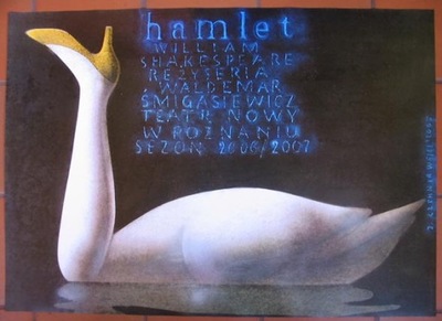 Plakat - Hamlet - Shakespeare - Czerniawski