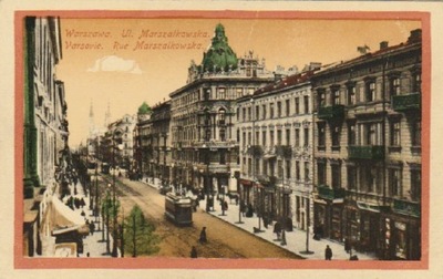 WARSZAWA. UL. MARSZAŁKOWSKA. OSTROWSKI, PO 1916