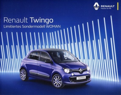 RENAULT TWINGO WOMAN PROSPEKT MODELO 2016 AUSTRIA  