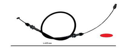 CABLE GAS BASTIDOR WIDLOWY TOYOTA 6 5K 4Y  