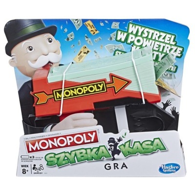 HASBRO Gra Monopoly Szybka Kasa WersjaPolska E3037