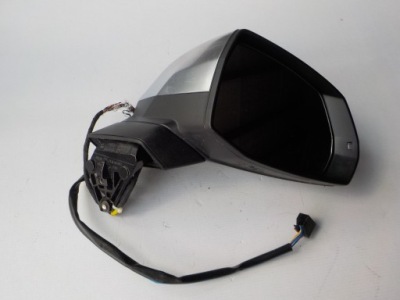 Audi q7 sq7 4m 16- дзеркало праве 12 pinów хром фото №1