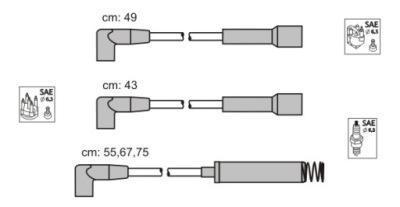 Провода зажигания janmor pro096 opel astra i другое фото №1