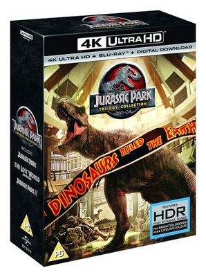.Park Jurajski Trylogia / Jurassic Park 1-3 | 4K Blu-ray + Blu-ray | polski