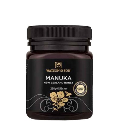 ORYGINALNY MIÓD MANUKA MGO 400+ 250g MOCNY CERTYFIKAT Z NOWEJ ZELANDII