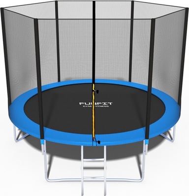 TRAMPOLINA OGRODOWA 312CM Z SIATKĄ DRABINKA FUNFIT