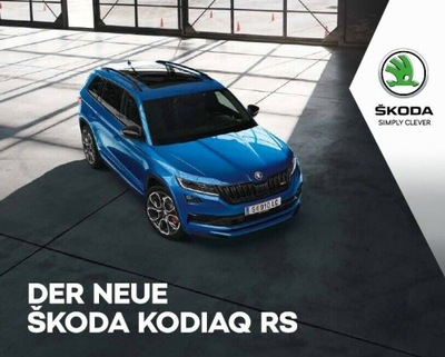 SKODA KODIAQ RS PROSPEKT MODELO 2019  