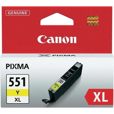 Tusz Canon CLI-551XL Y cli551xl yellow żółty PIXMA TR7550, TR8550, TS6150