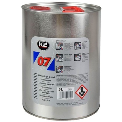 K2 07 Odrdzewiacz Penetrator WIELOZADANIOWY 5L