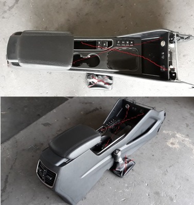 Hyundai tucson ii lift 2018- тунель підлокітник фото №1