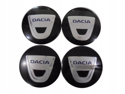 EMBLEMAT NAKLEJKA Z ALUMINIUM DACIA ROZMIAR 64mm