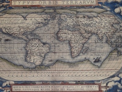 GOBELIN MAPA * DO RAMY * 100x150 ORBIS TERRARUM