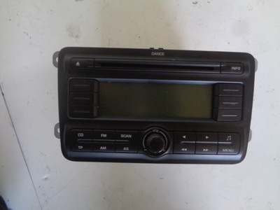 Радио skoda roomster 5j0035161 фото №1
