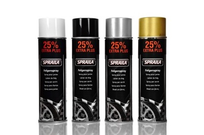 Spraila lakier do felg SPRAY ZŁOTY 500ml