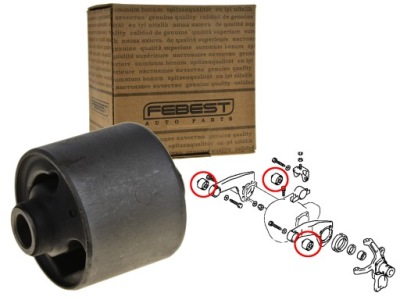 Febest mab-043 підшипниковий вузол, механізм диференціал фото №1