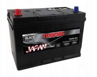 АКУМУЛЯТОР TUBORG JAPAN TA600-401 12V 100AH 800A