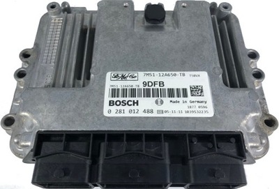 КОМП'ЮТЕР ECU FORD FOCUS 7M51-12A650-TB 0281012488