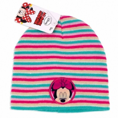 DISNEY MYSZKA MINNIE czapka podwójna obwód 42-48