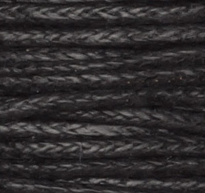 bawełniany sznurek woskowany woskowy 1mm 91m czarny sznureczek
