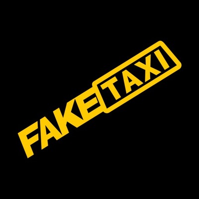 Naklejka na auto samochód Fake Taxi Faketaxi 15 cm