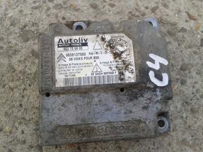 Модуль подушок citroen c4 3d 9658137980 фото №1