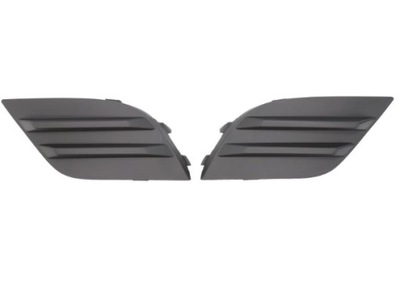 Renault clio 16- решітка радіатора рамка заглушка протитуманної фари фото №1