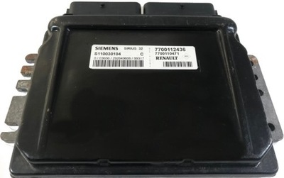 КОМПЬЮТЕР ECU CLIO S110030104C 7700112436 CZYSTY