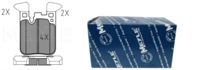 Meyle 025 250 2916 набор тормозных колодок тормозных, тормоза дисковые фото №1