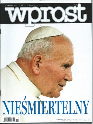 WPROST Kwiecień 2005 Jan Paweł II