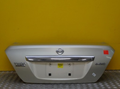 Nissan tiida sedan 2004- крышка багажника задняя задняя комплектная фото №1