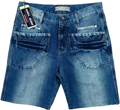 SPODENKI MĘSKIE JEANS _ SAROL JEANS _ r. 30 / S