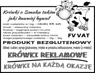 Pyszne Krówki reklamowe na maśle - Private Label