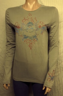 BLUZKA DAMSKA ROXY BAWEŁNA S 36