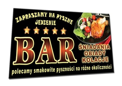 BANER RESTAURACJA BAR WYPOSAŻENIE OBIAD CATERING