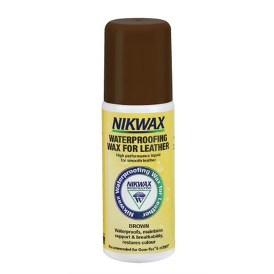 Nikwax Wax for Leather 125ml wosk brązowy w płynie