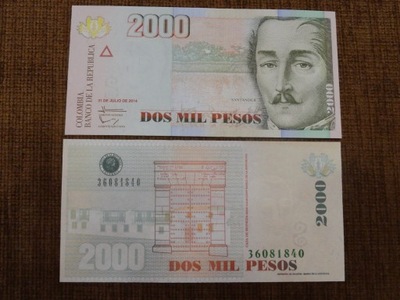 055.KOLUMBIA 2000 PESO UNC