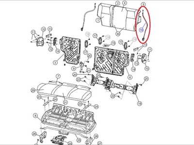 Трос складання сидіння jeep grand cherokee wh/wk фото №1